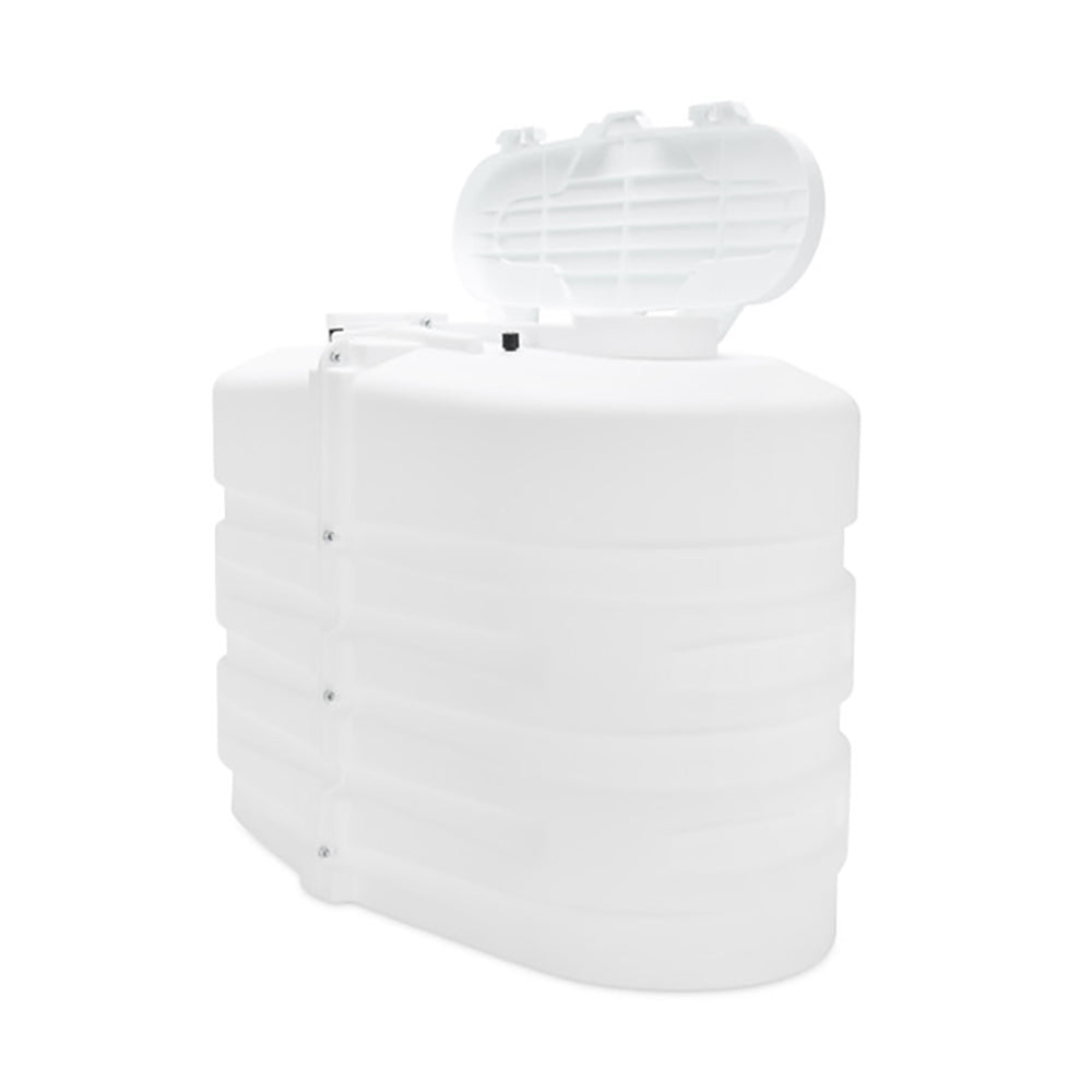 Camco 50503 Double RV Propane Tank Cover - 20 lb., White