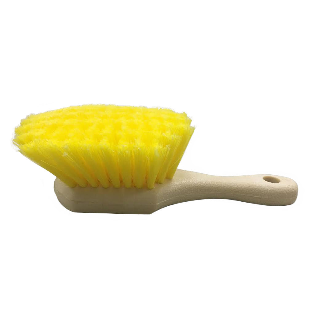 Easy Reach 215 Yellow Poly Bristle Fender Brush - 8" Handle
