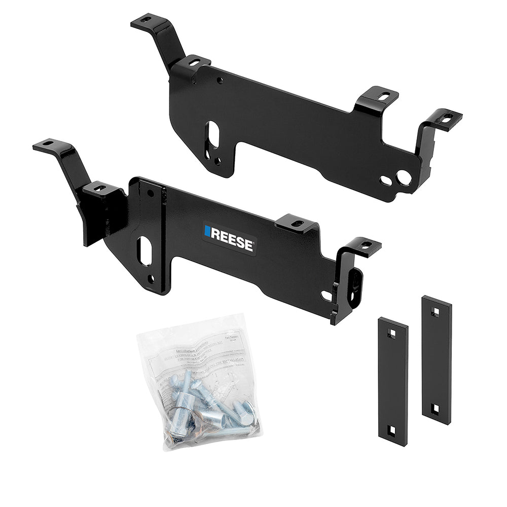 Reese 56021 Outboard Fifth Wheel Trailer Hitch Brackets Only for 2013-2019 RAM 3500 Trucks