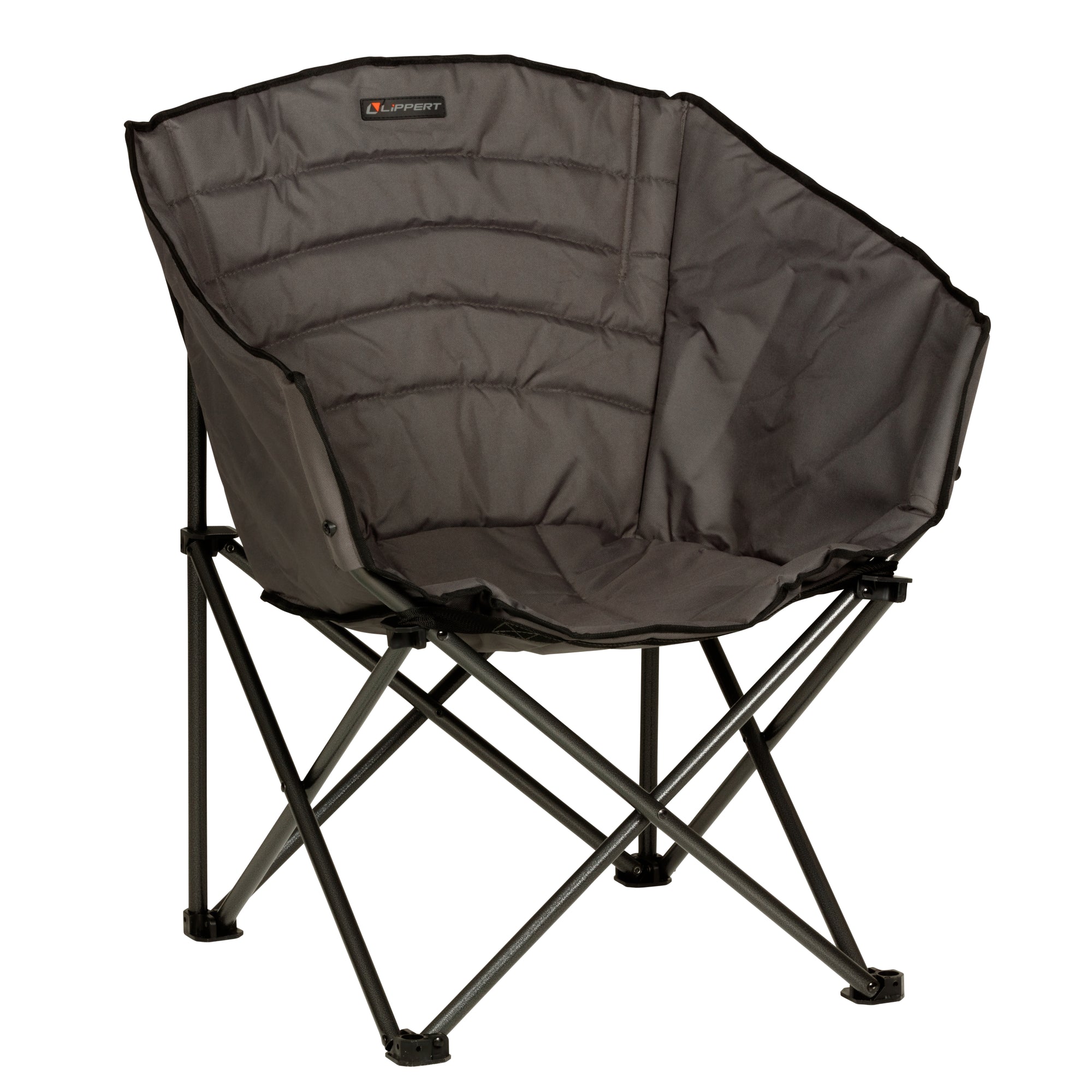 Lippert 2022114800 Campfire Barrel Chair - Dark Gray