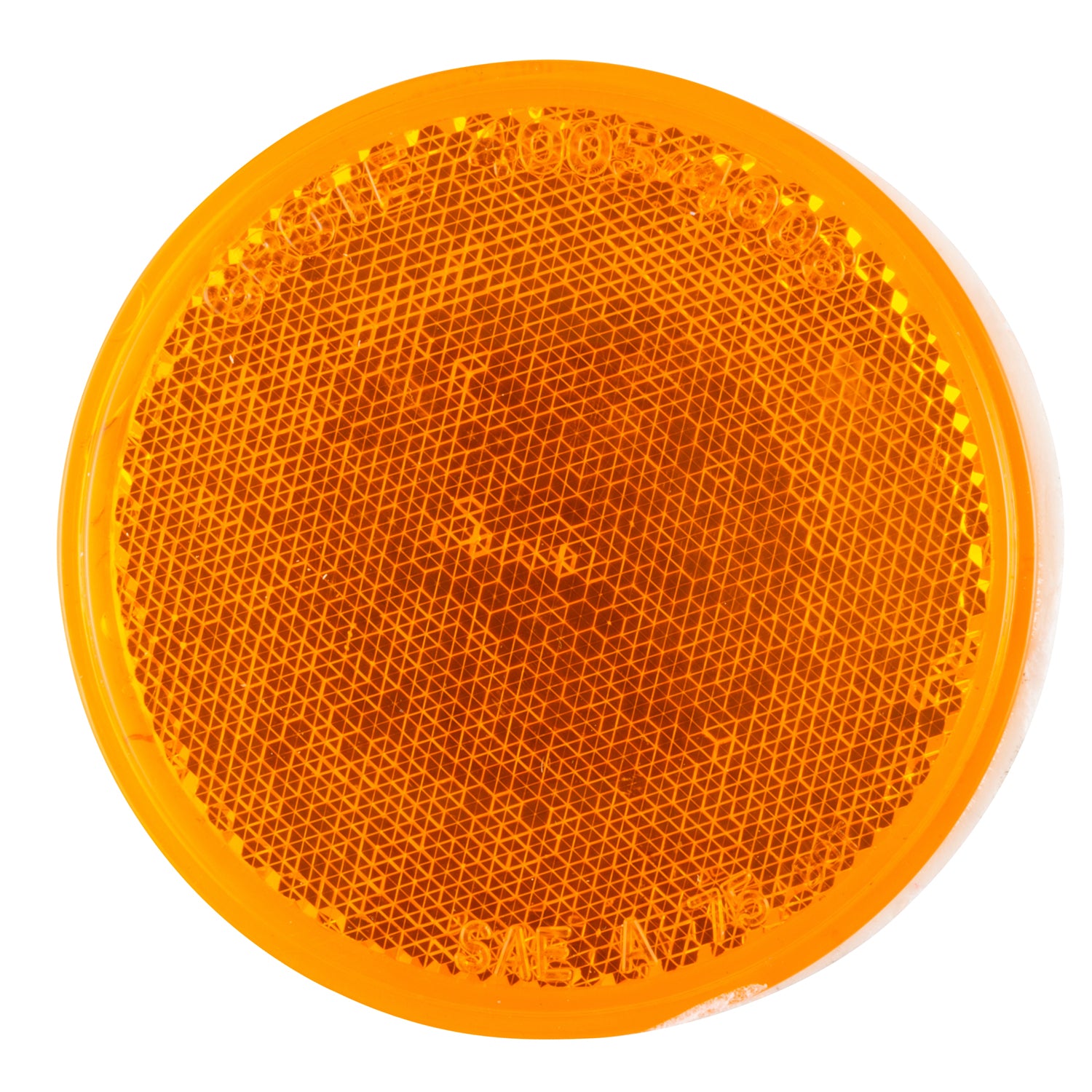 Grote 40053 Round Stick-On Reflector - 3", Amber