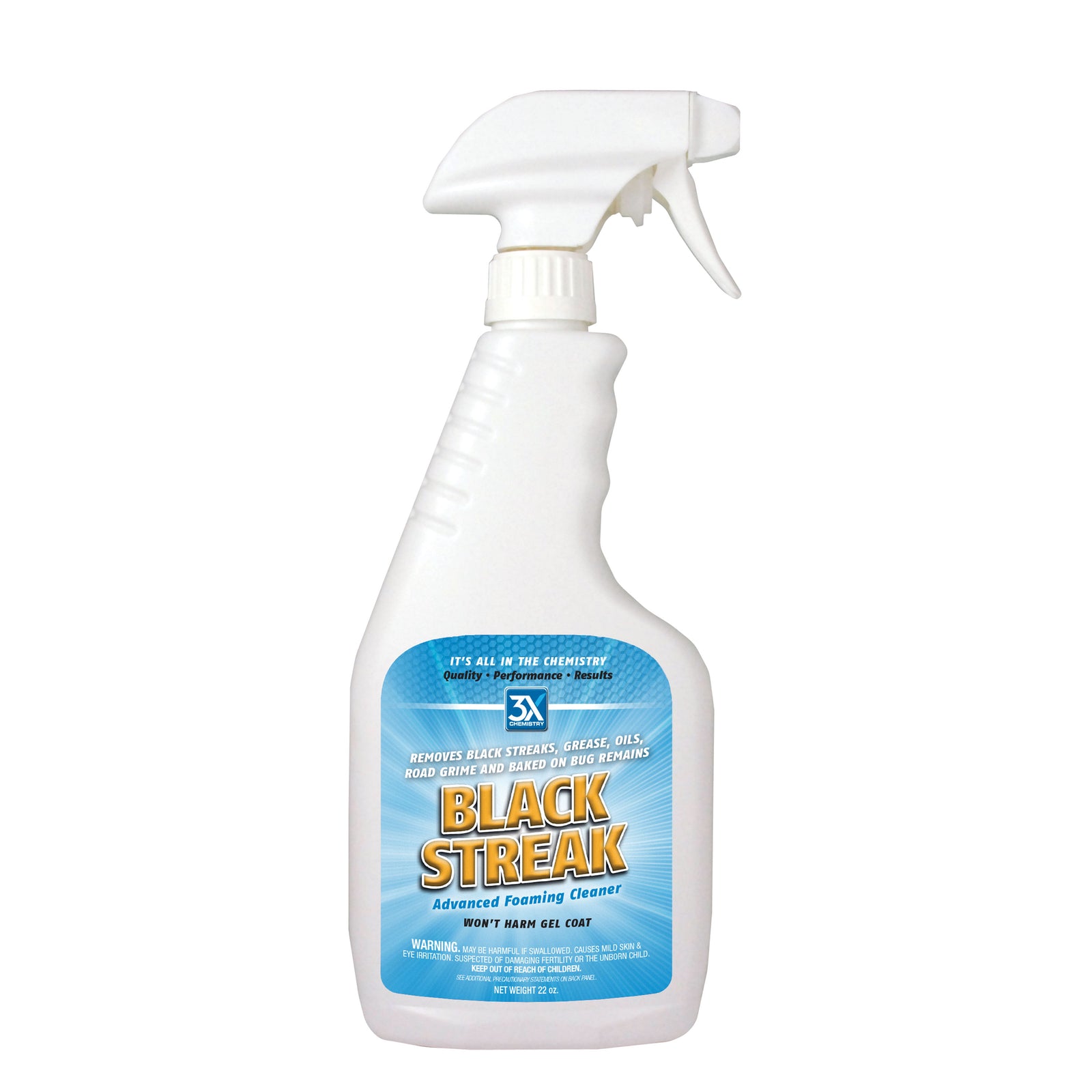 3X:Chemistry 115 Advanced Foaming Black Streak Cleaner - 22 oz.