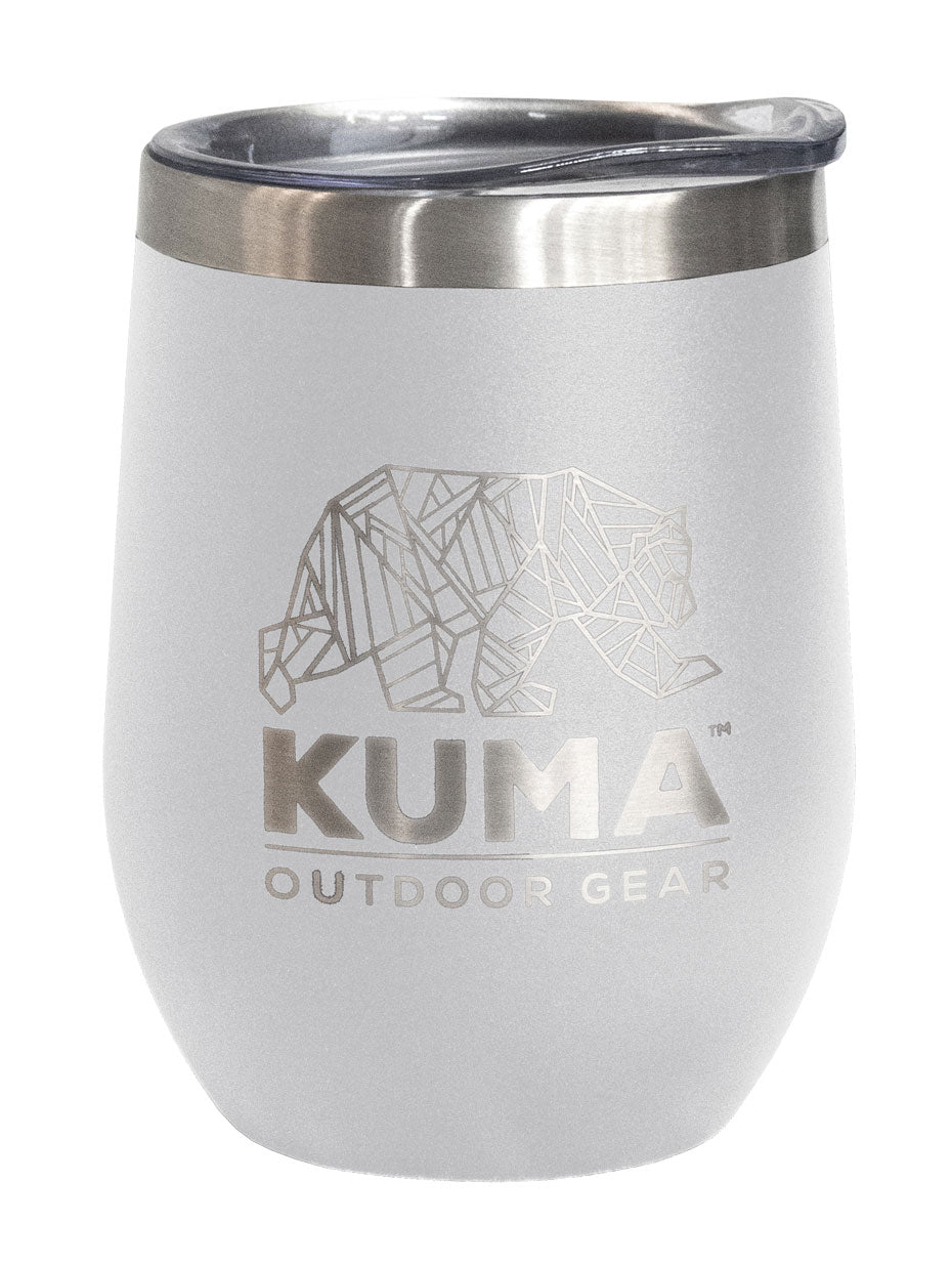 Kuma KM-WT-WH Wine Tumbler White - 12 Oz