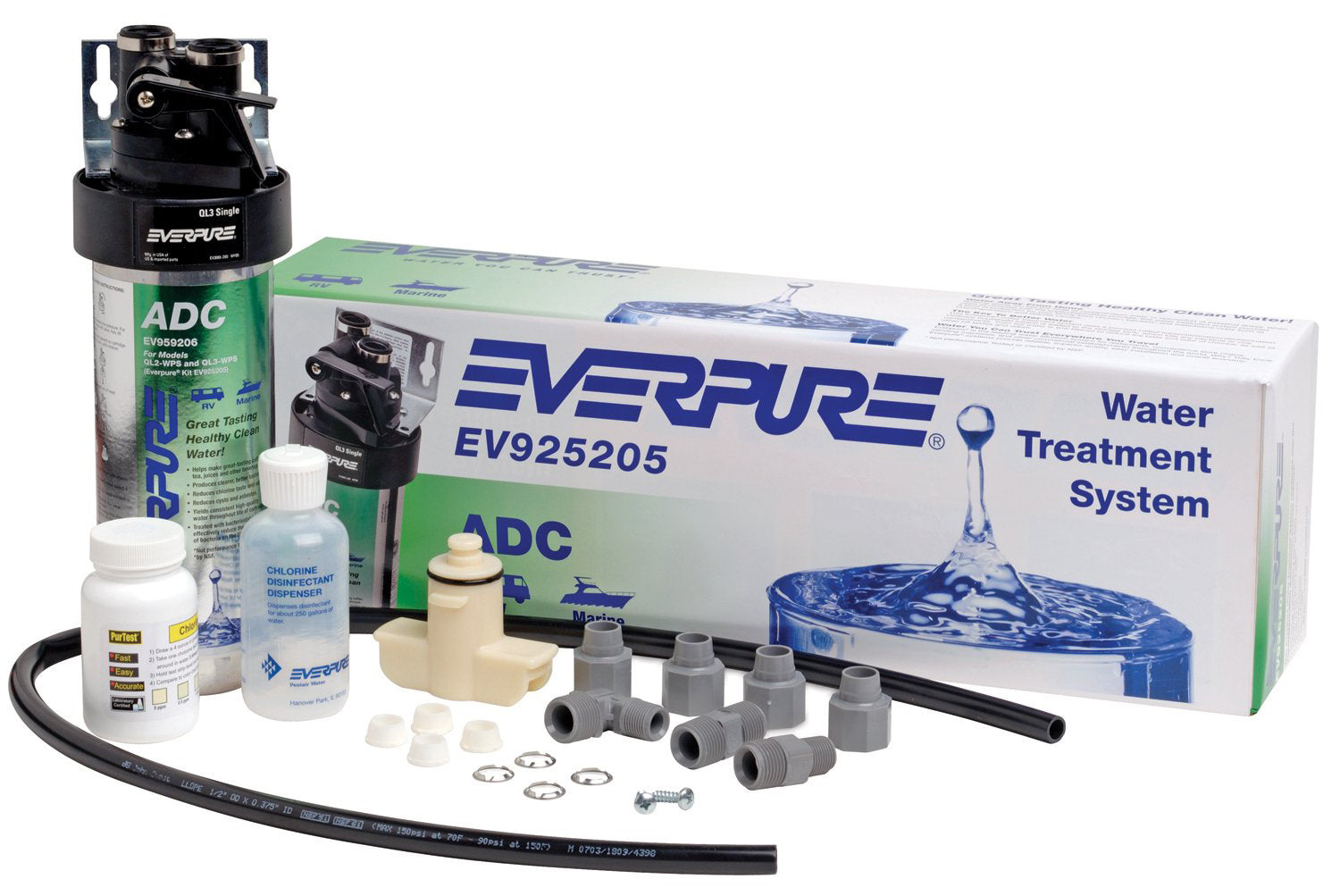 Shurflo EV925205 Everpure Complete Filtration System with P.O.P. Display