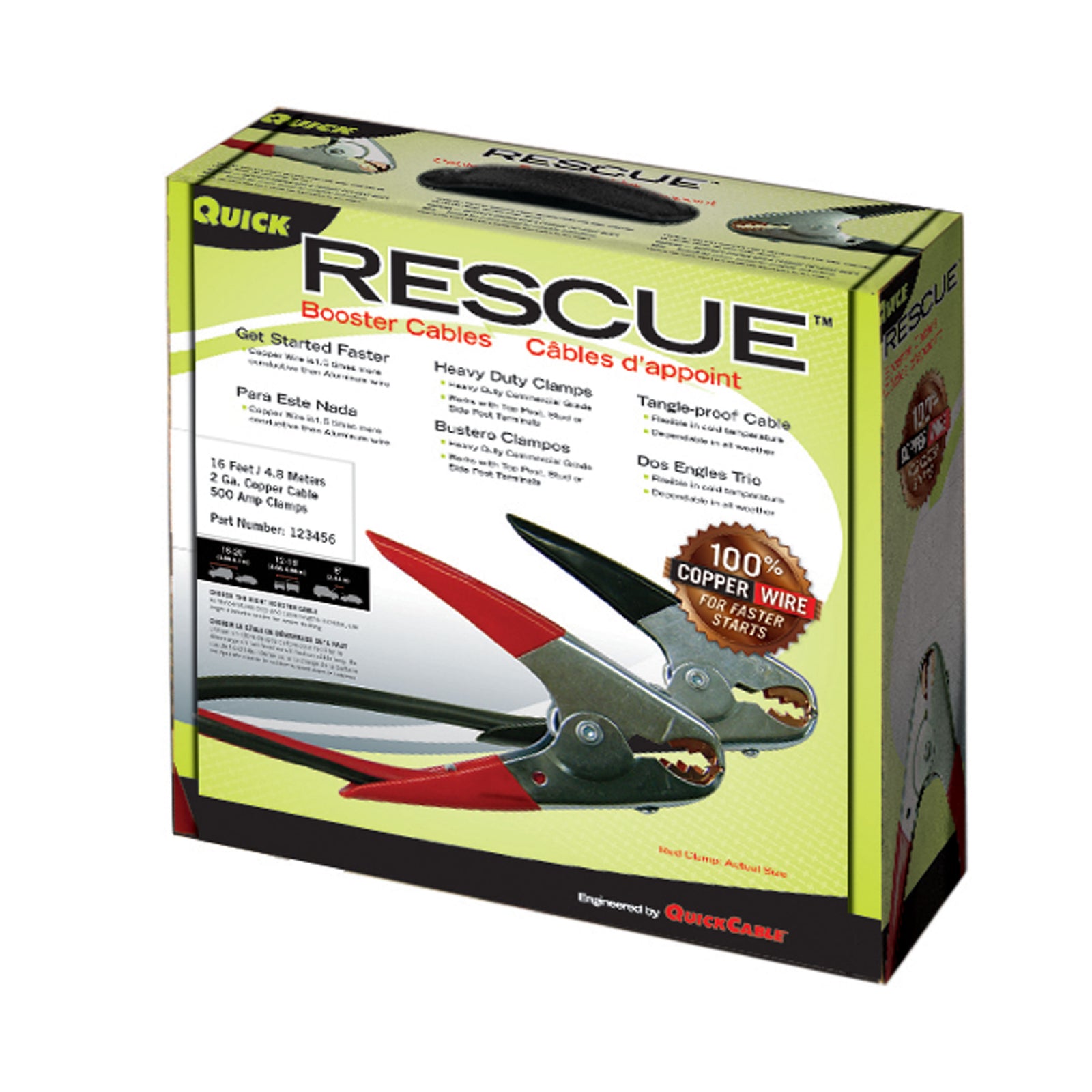 Quick Cable 602332 Booster Cables