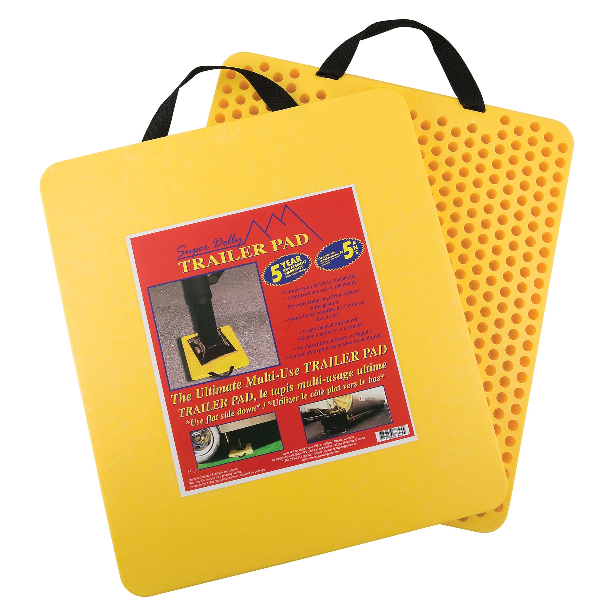 AP Products 007-87825 Trailer Pad Yellow (2 Pack)