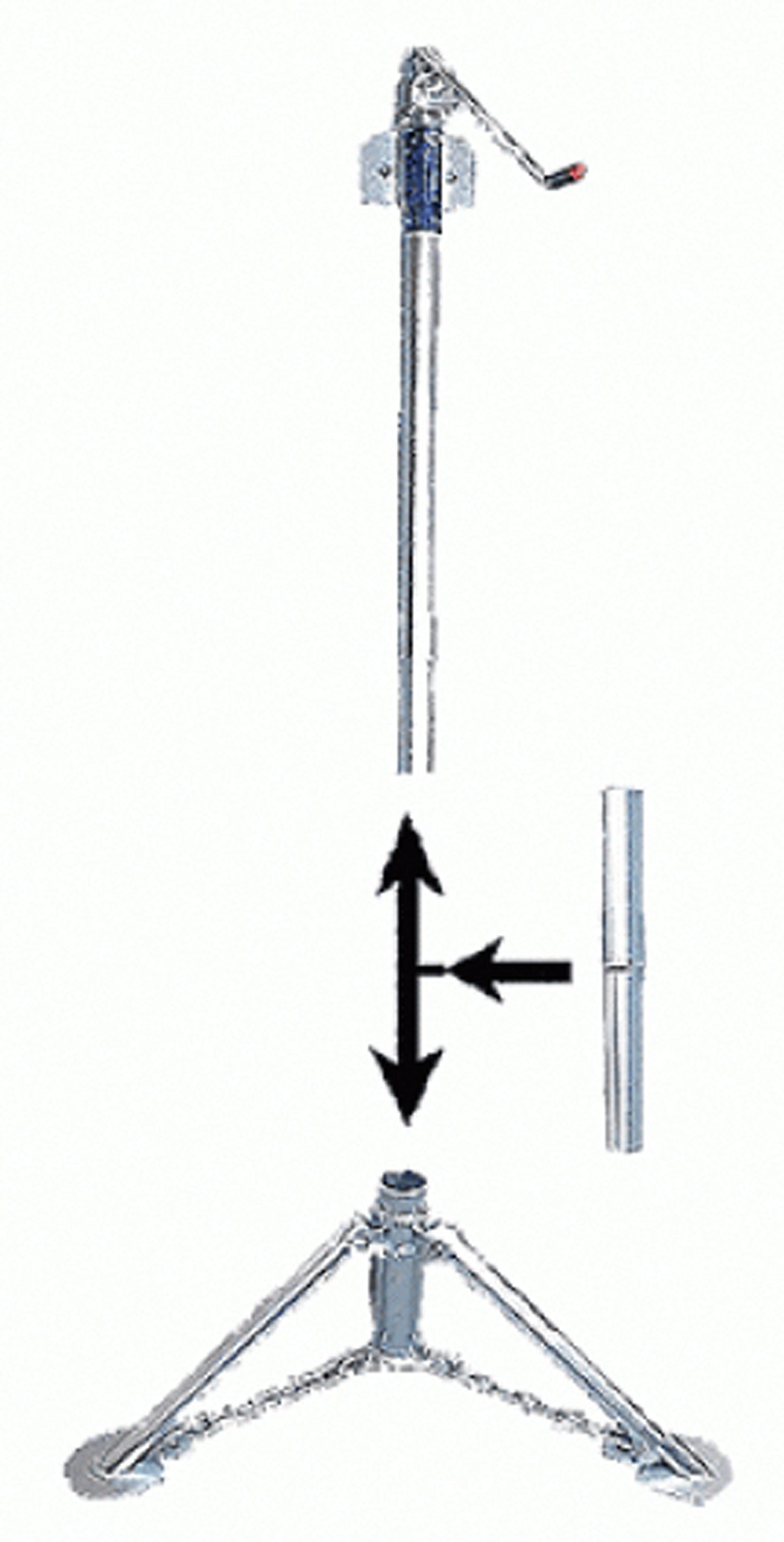 Rieco Titan 12284 Tripod Jack Lift Extension - 2,000 lb.