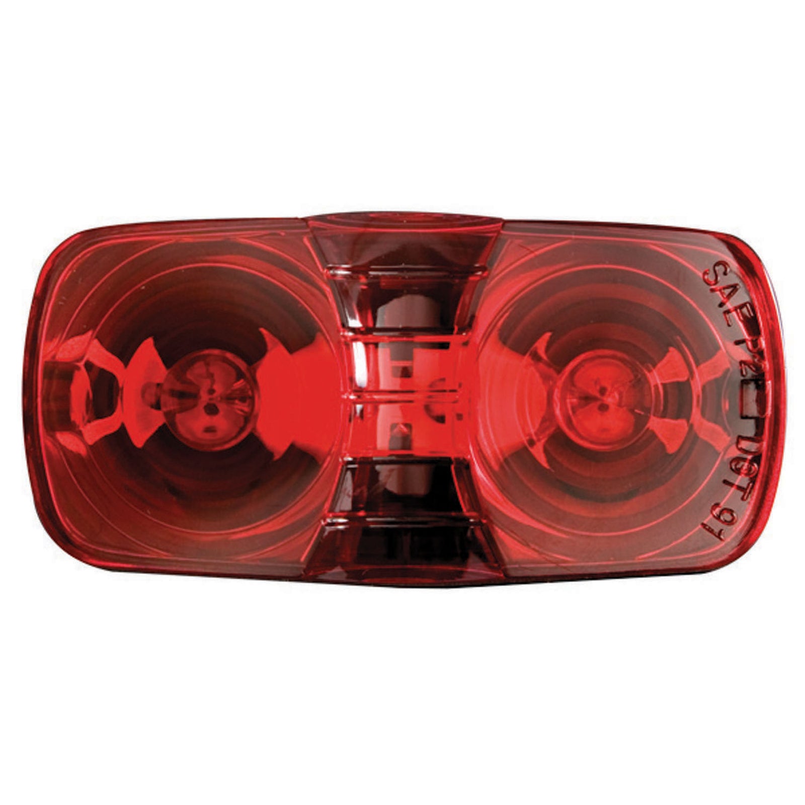 Optronics MC42RS Red 2 Bulb Bullseye Clrnc/Mrkr