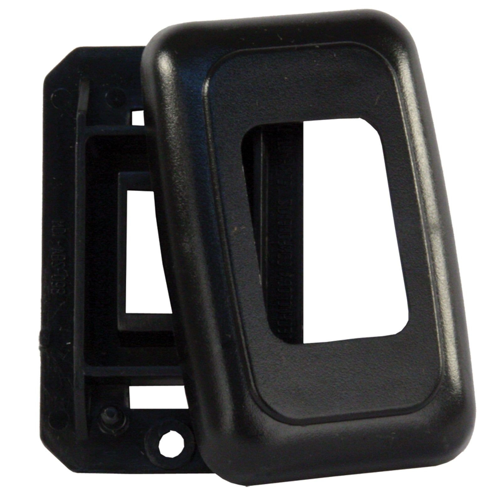 JR Products 12305 Single Switch Base and Face Plate - Black
