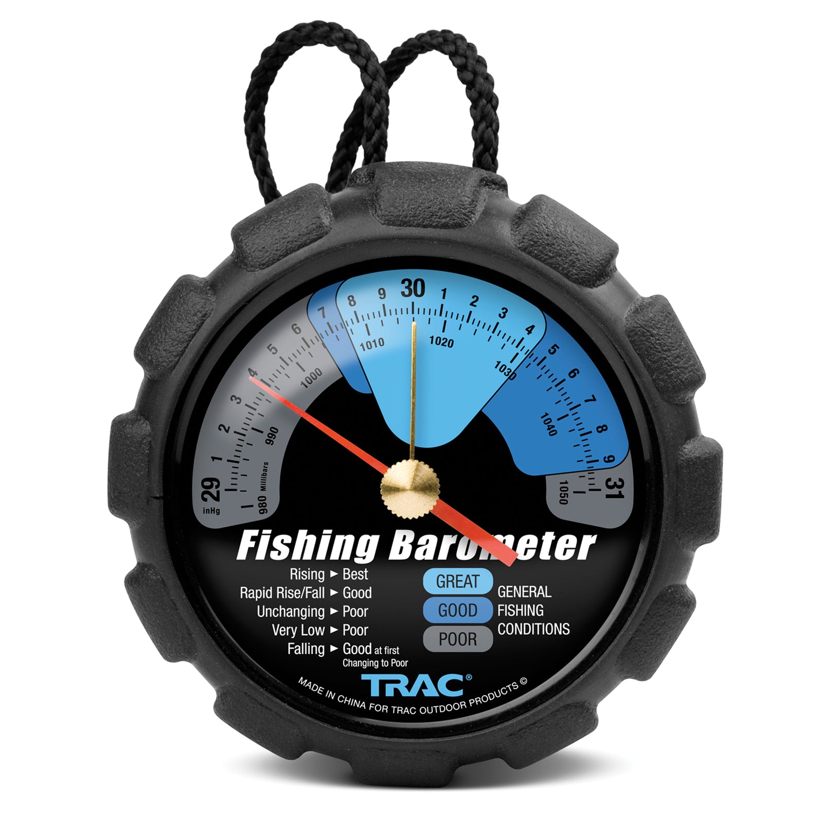 TRAC Outdoors T3002 Fishing Barometer