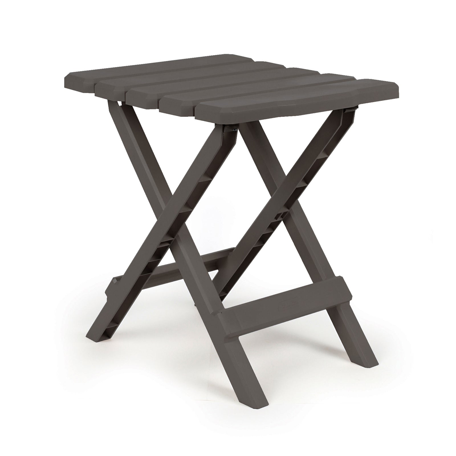 Camco 51881 Small Adirondack Folding Table - Charcoal