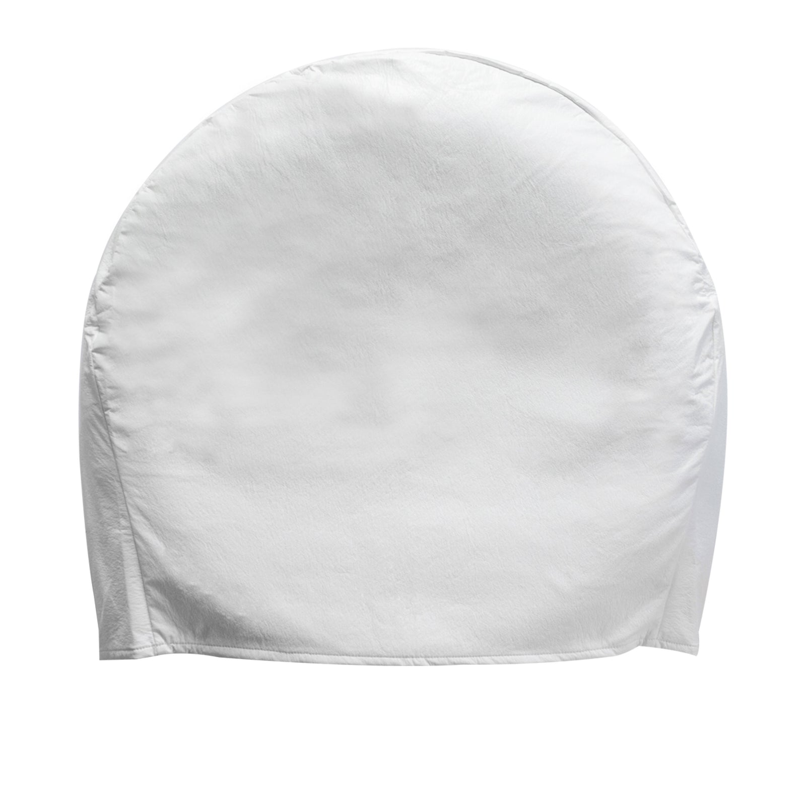Makerz 0 70 Single Tire Cover with PVC Thickened Leather Construction and Durable Waterproof Coating - Fits 24" to 26" Tire Diameters, White, 2-Pack