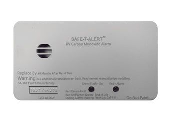 Safe-T-Alert SA-339-BL RV Carbon Monoxide Alarm with Sealed-In Battery - Round, Black
