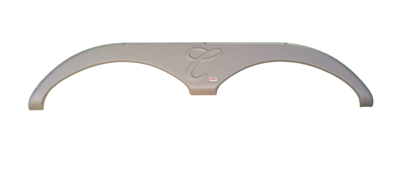 Icon 01678 Tandem Axle Fender Skirt FS785 for Forest River Cardinal - Taupe