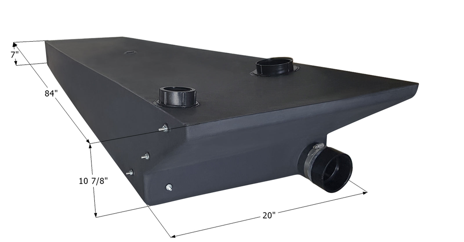 Icon 14297 Holding Tank H3658 for Jayco 5th Wheel Travel Trailer - 84" x 20" x 10-7/8", 53 Gallon