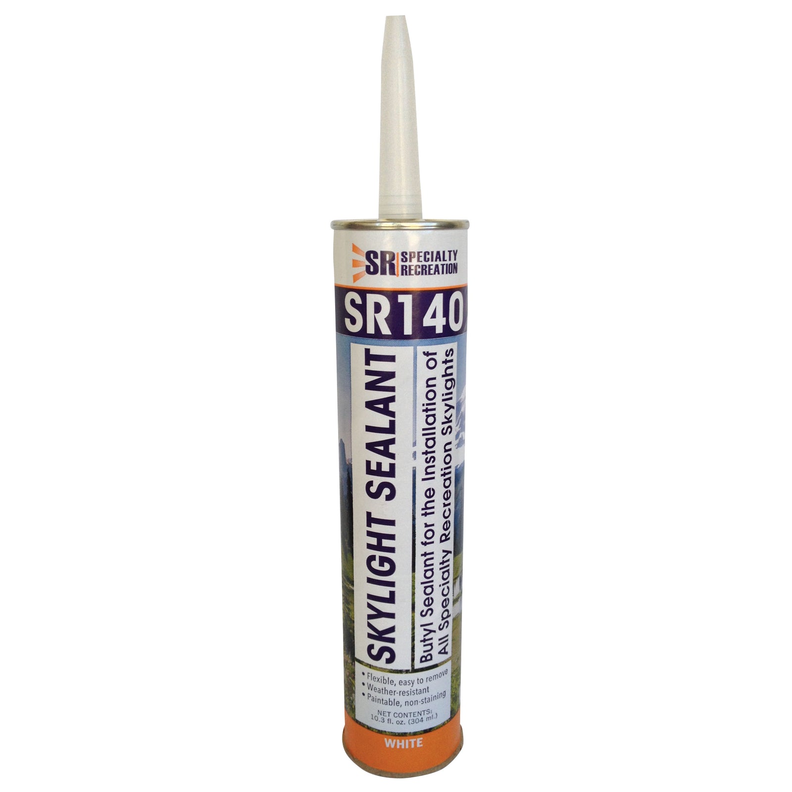 Specialty Recreation SR140 Skylight Sealant - 10.3 oz. Tube, White
