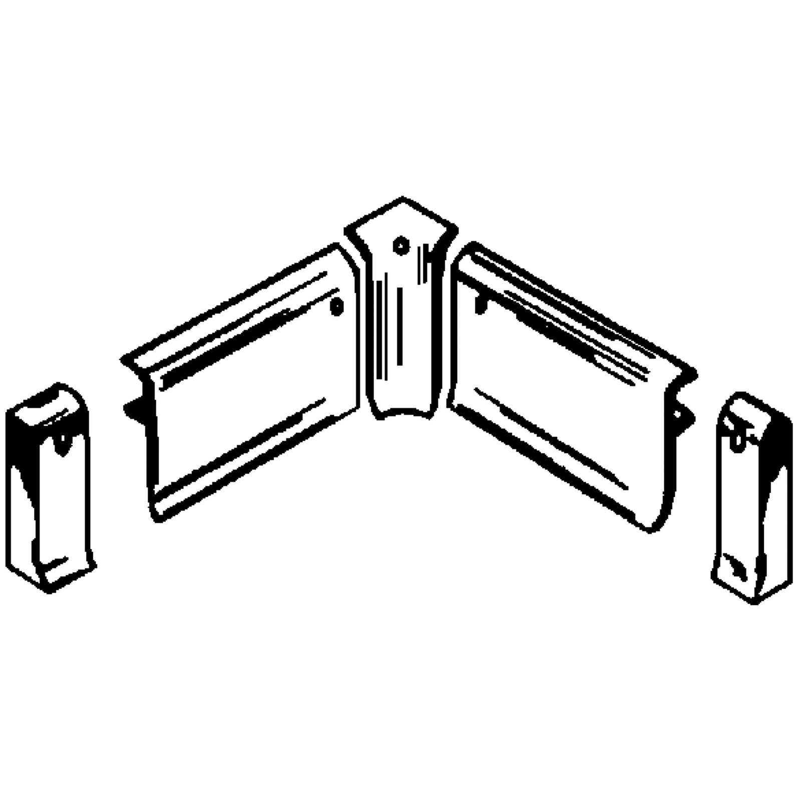 Better Bath W-WTM-54-SPK PVC Tub Trim Set - White, 54"