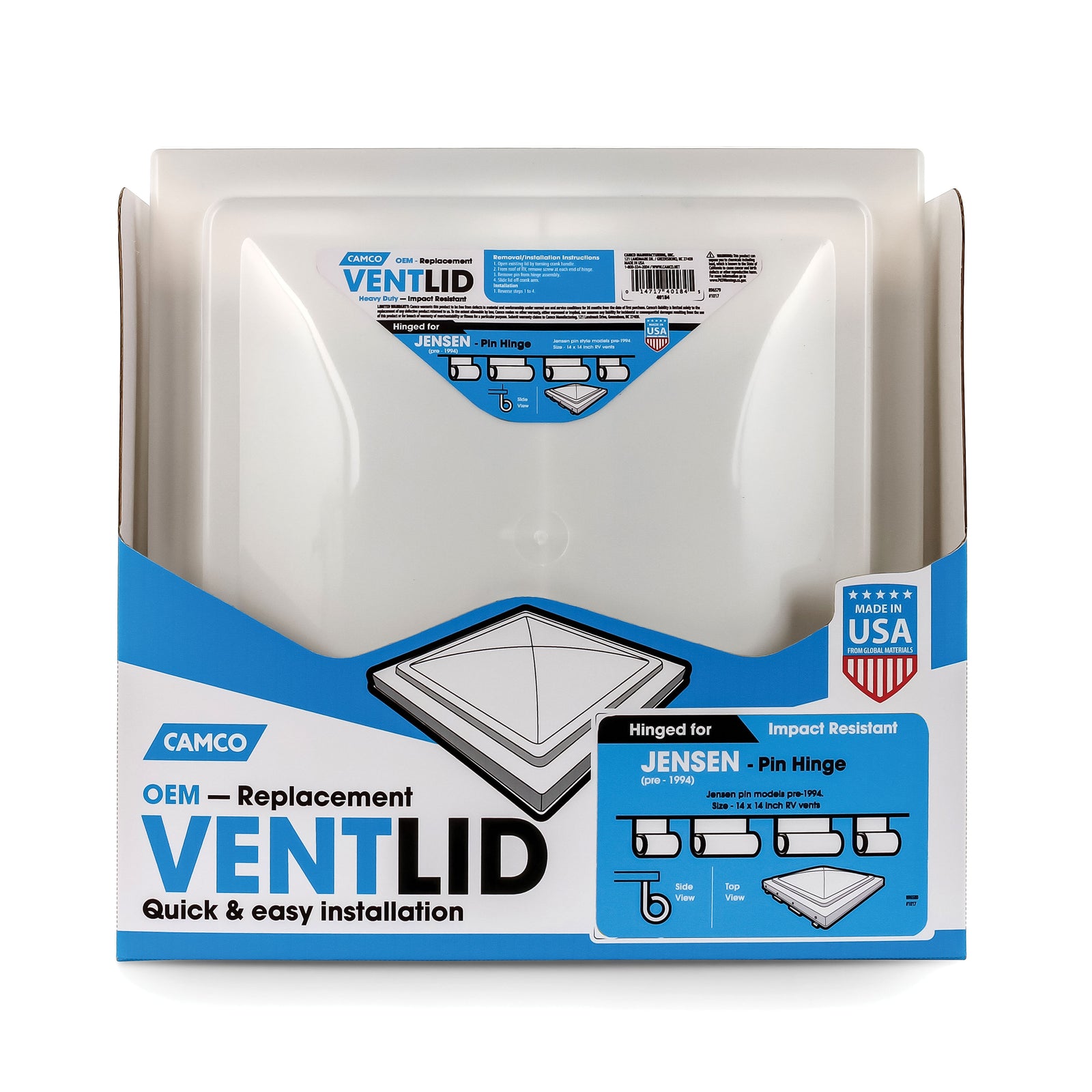 Camco 40184 Vent Lid, Jensen Pre '94