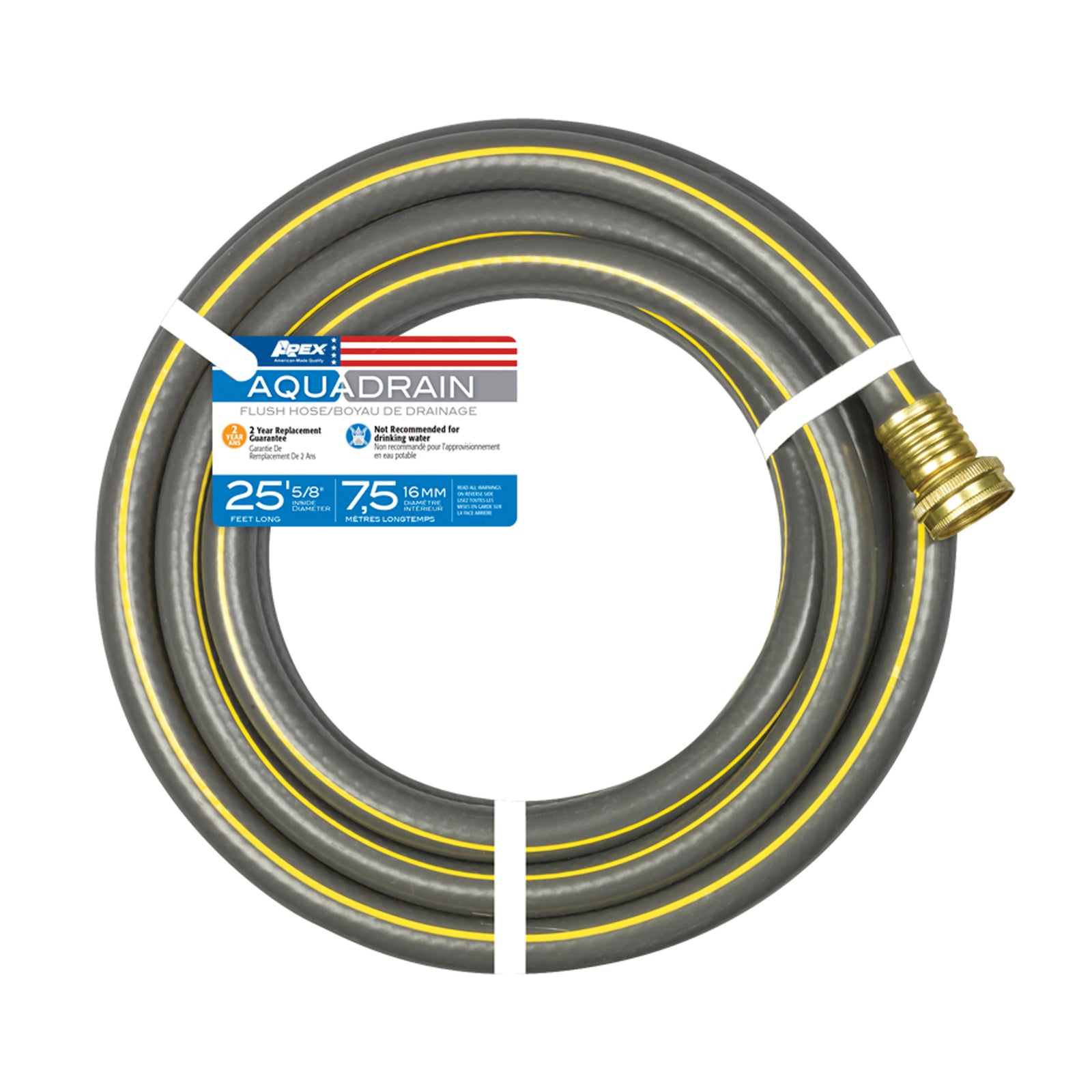 Teknor Apex 828VR-25 AquaDrain Flush Hose - 5/8" x 25'