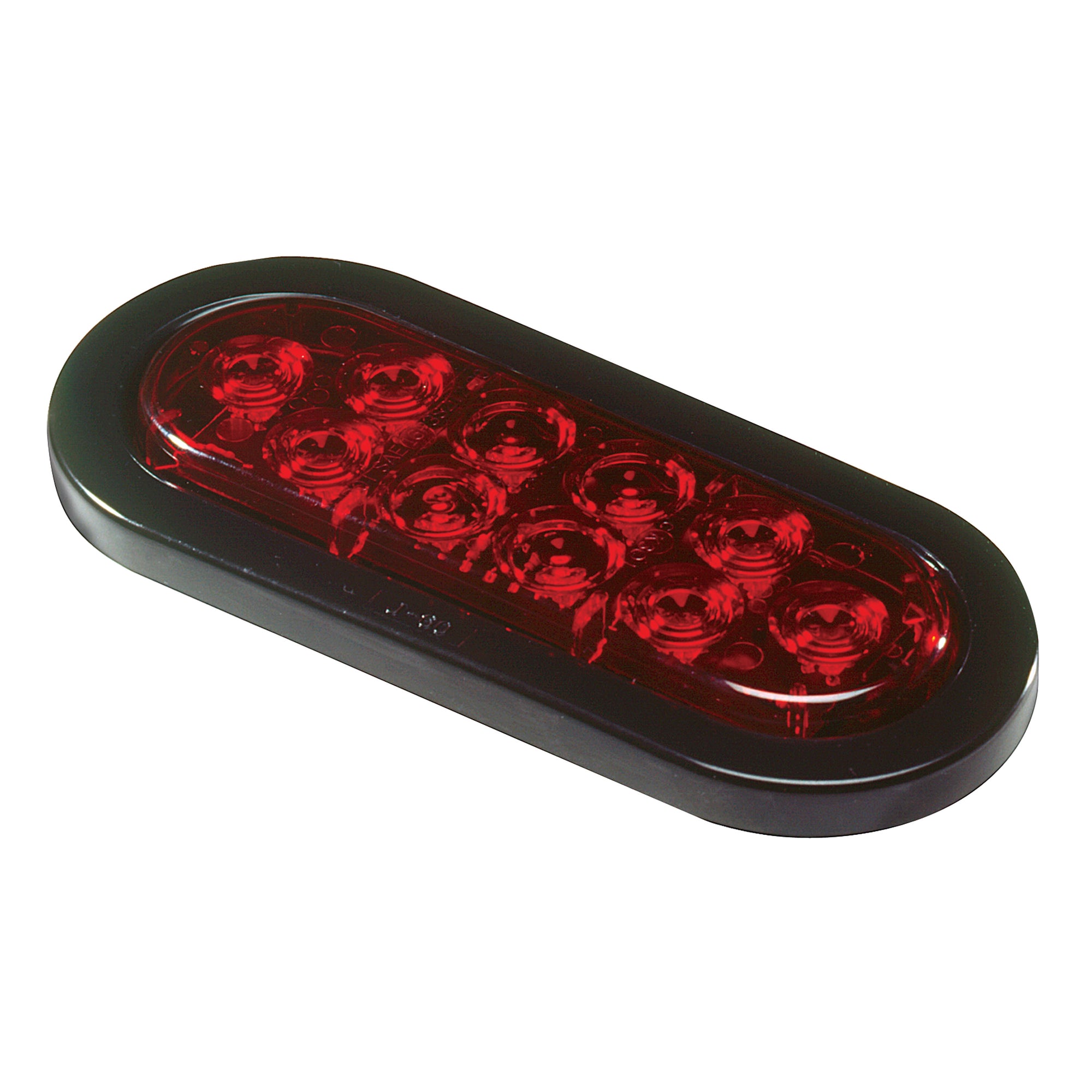Innovative Lighting 260-4403-7 Oval 6" LED Stop/Turn/Tail Light with Grommet Mount - Red/Red Lens with TK Plug