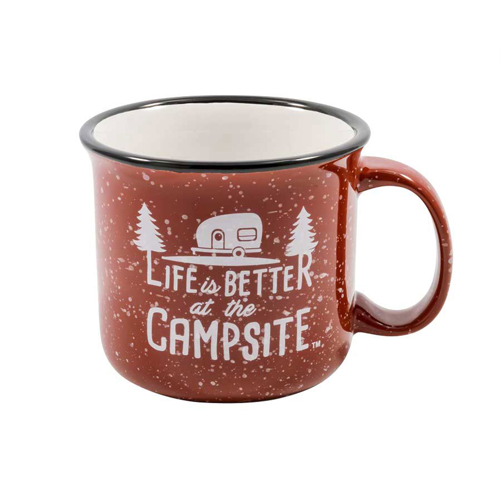 Camco 53235 Mug 16 Oz Speckled Red