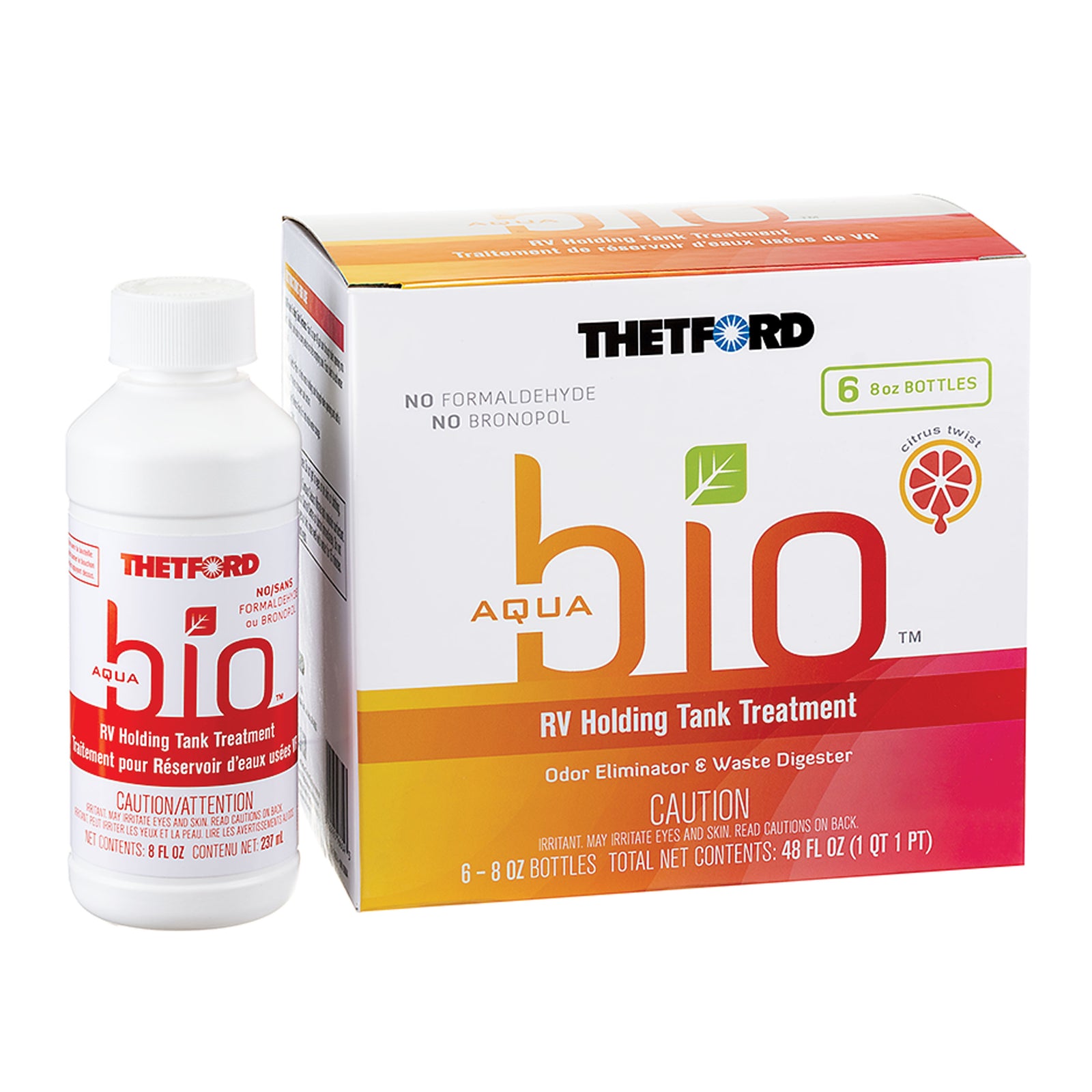 Thetford 96604 Aquabio 6-Pack 8 Oz Liquid