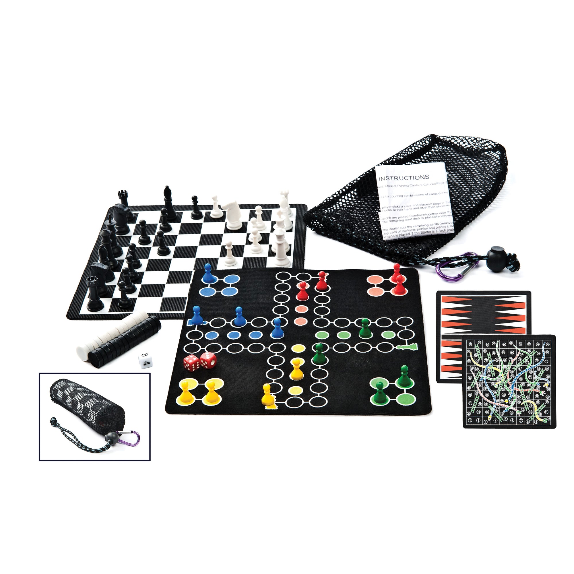 Outside Inside 99960 Backpack Five-In-One Game Set