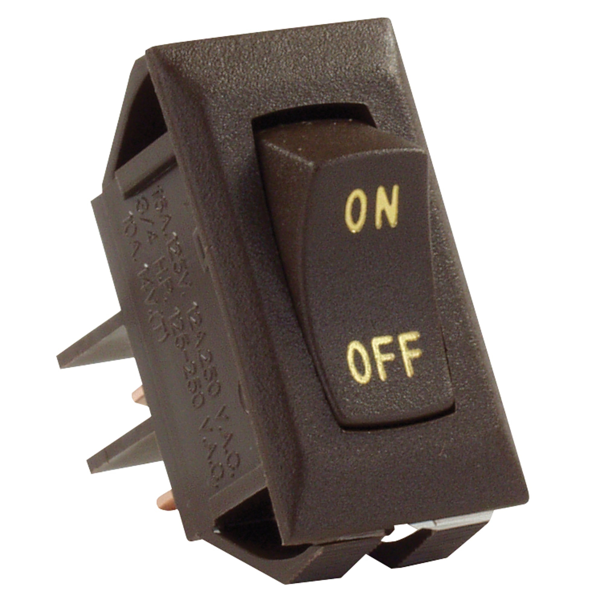 JR Products 12605 Labeled On/Off Switch - Brown