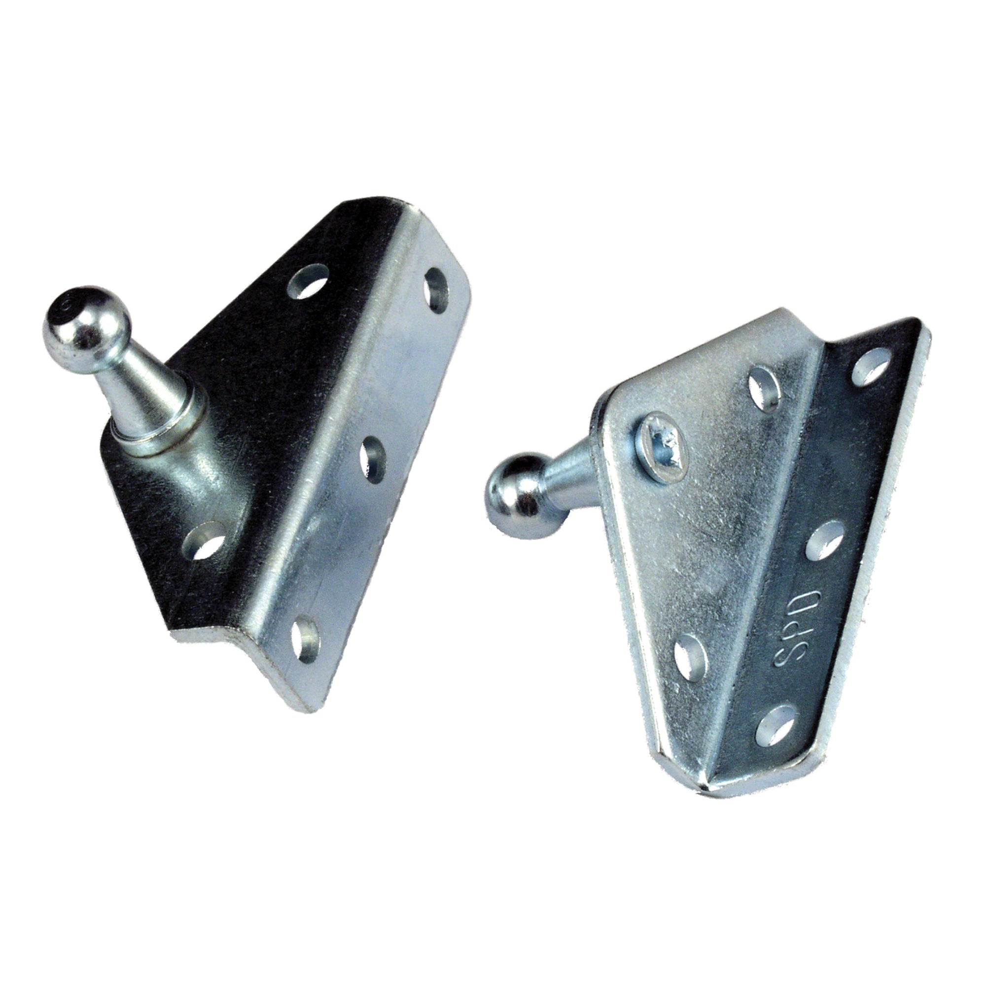 JR Products BR-12552 Gas Spring Mounting Bracket - Angled, Pack of 2