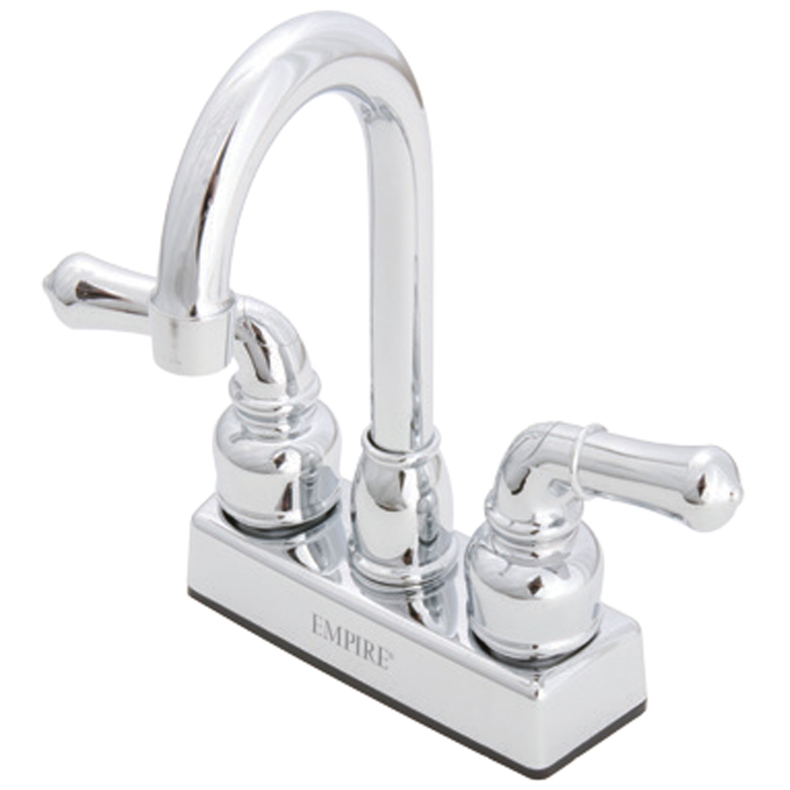 Empire Faucets U-YCH16  4" Non-Metallic Bar Faucet with Teapot Handles - Chrome