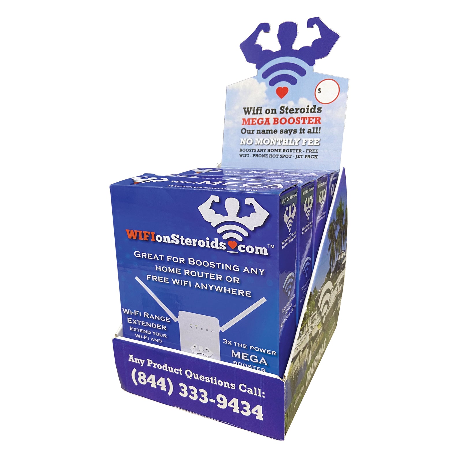 Wifi On Steroids WF-101 (4 PACK) MEGA Booster - Pack of 4