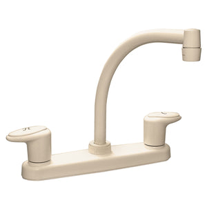 Phoenix Faucets by Valterra PF221202 Catalina Two-Handle 8" Kitchen Faucet with Hi-Arc Spout - White
