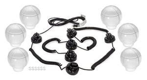 Camco 42764 Outdoor Globe Light Set - 6 Globes, White