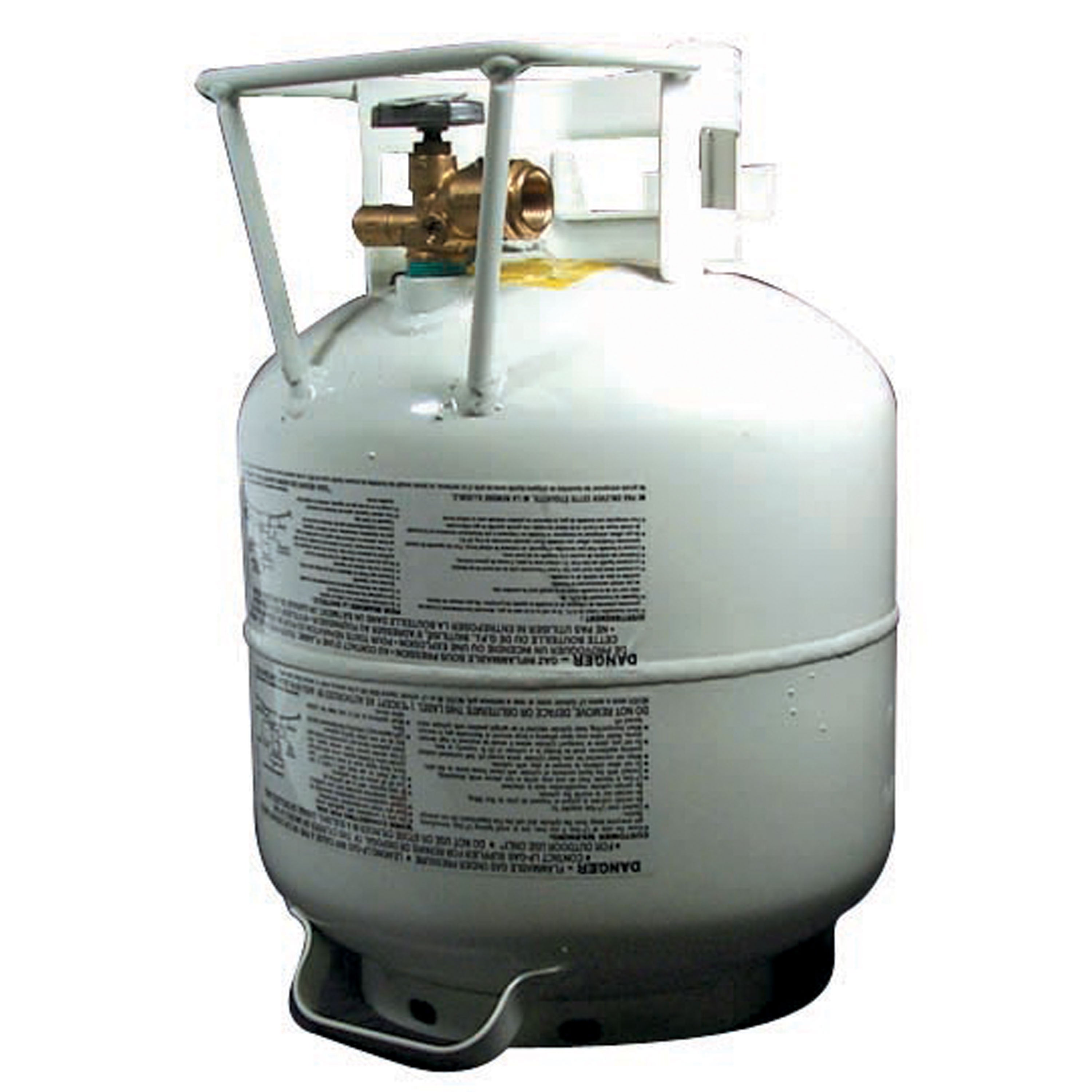WORTHINGTON Aluminum LPG Cylinder, 20 lb. (5 gal) Horizontal Orientation