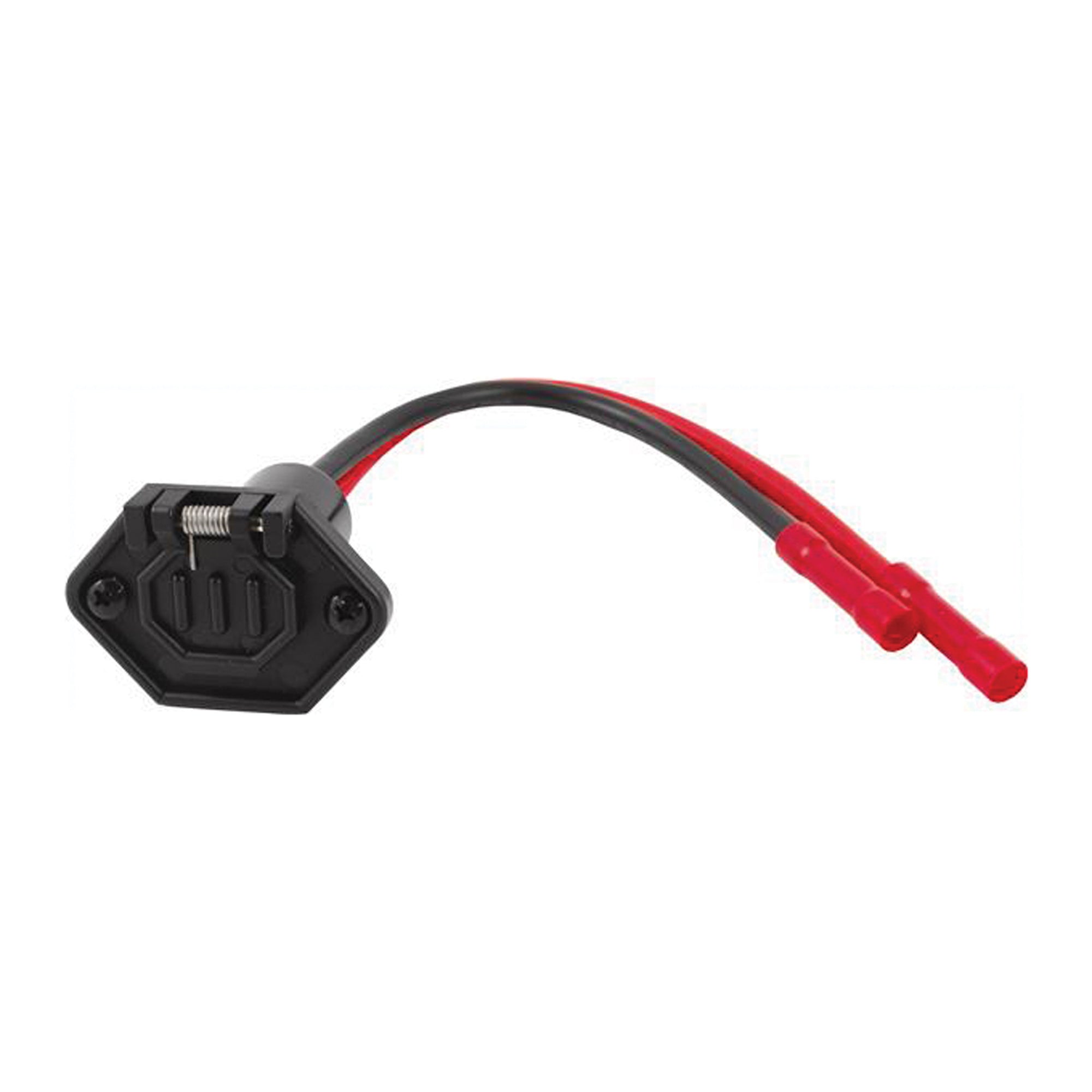Attwood 14366-6 Heavy-Duty 12V Trolling Motor Connector Receptacle - 2-Wire, 8 AWG, Female