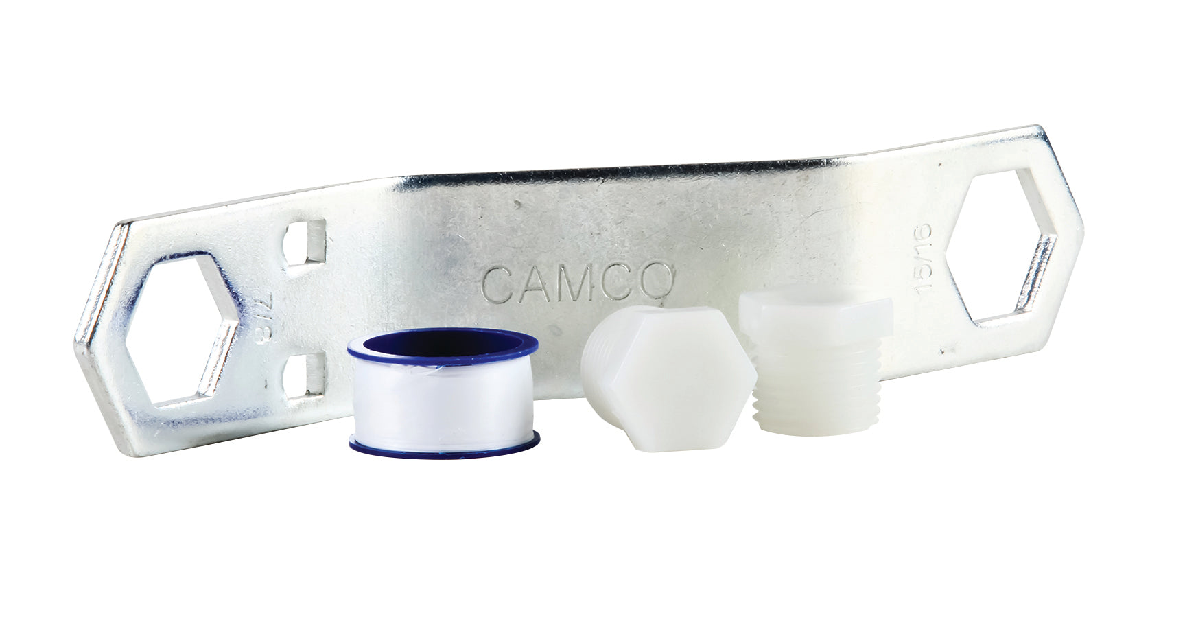 Camco 11633 RV Water Heater Drain Plug Kit