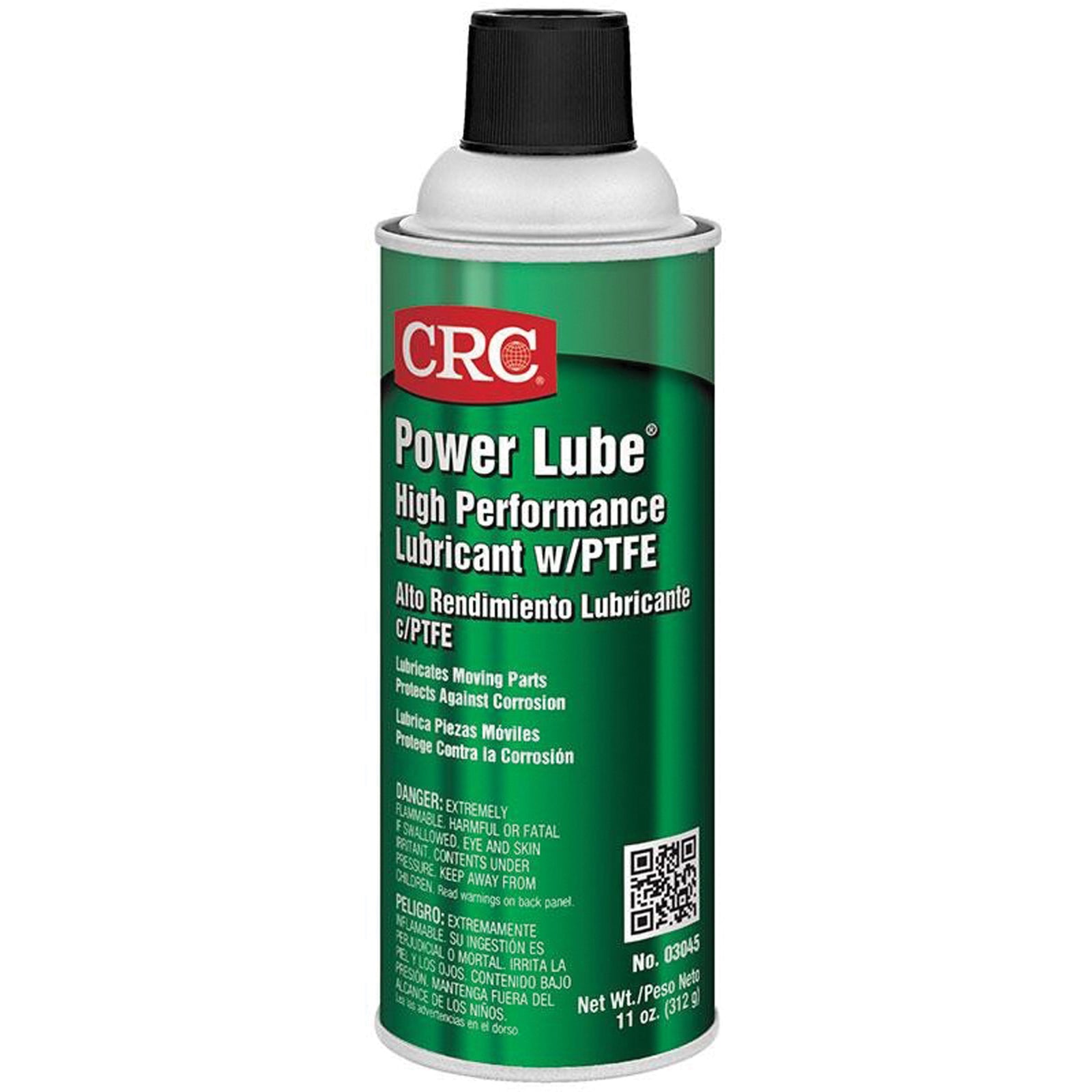 CRC 03045 Power Lube Industrial High Performance Lubricant with PTFE - 11 oz.