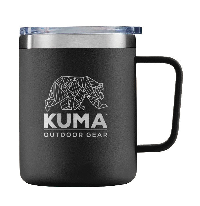 Kuma Outdoor Gear KM-TM-BB Travel Mug Black - 12 Oz