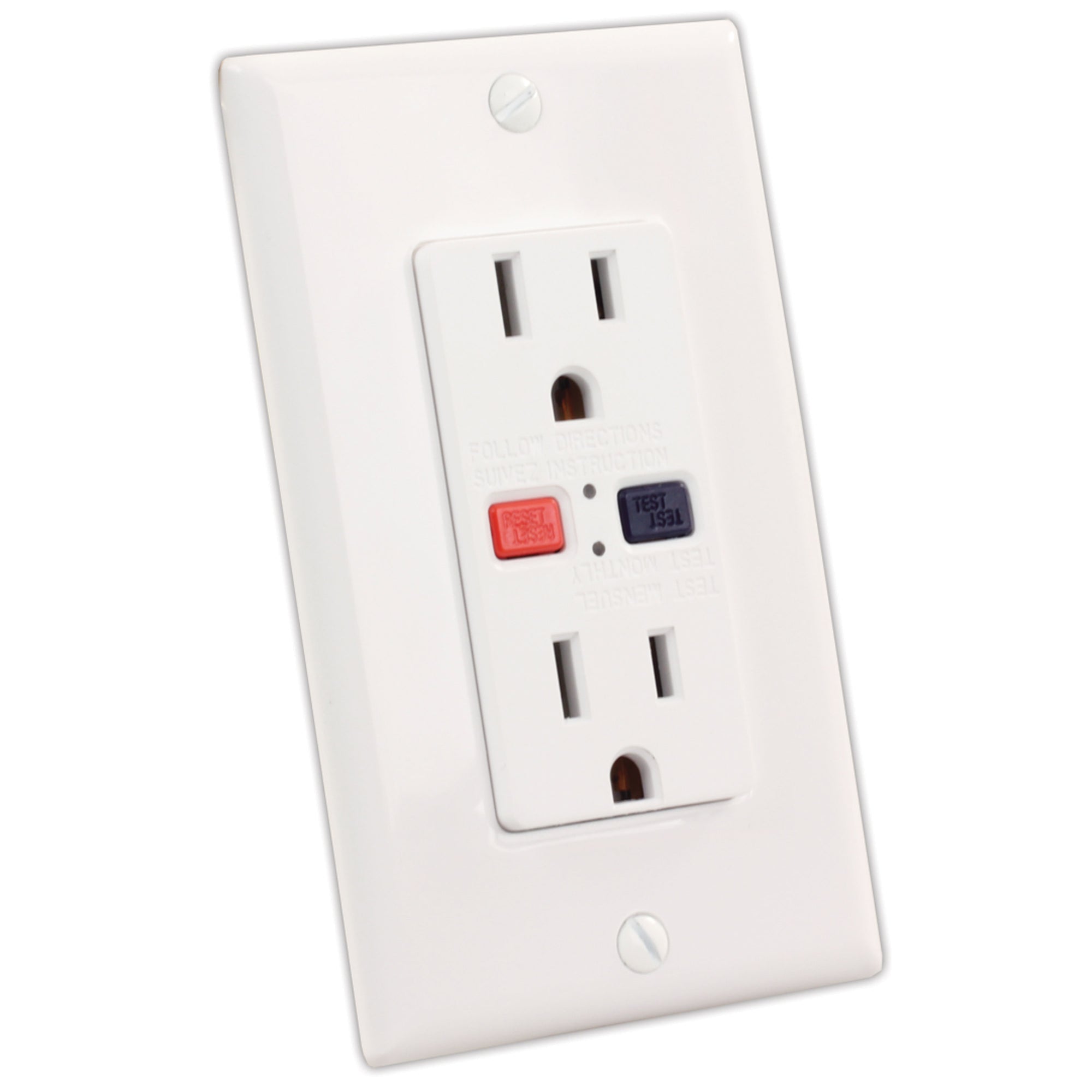 JR Products 15005 120V 15A GFCI Electrical Outlet