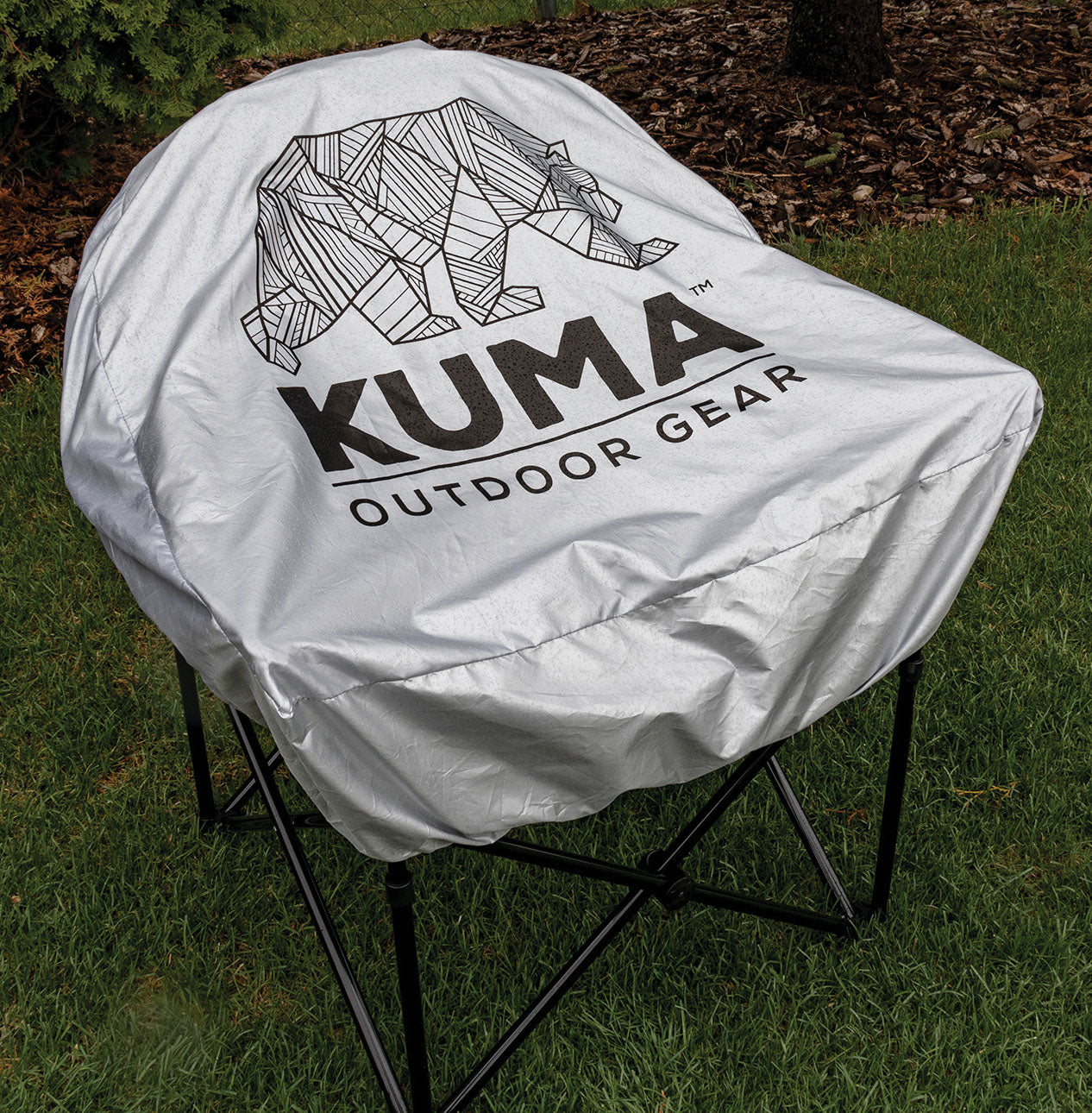 Kuma Outdoor Gear KM-LBCC-SL Lazy Bear Chair Cover #848 - Silver