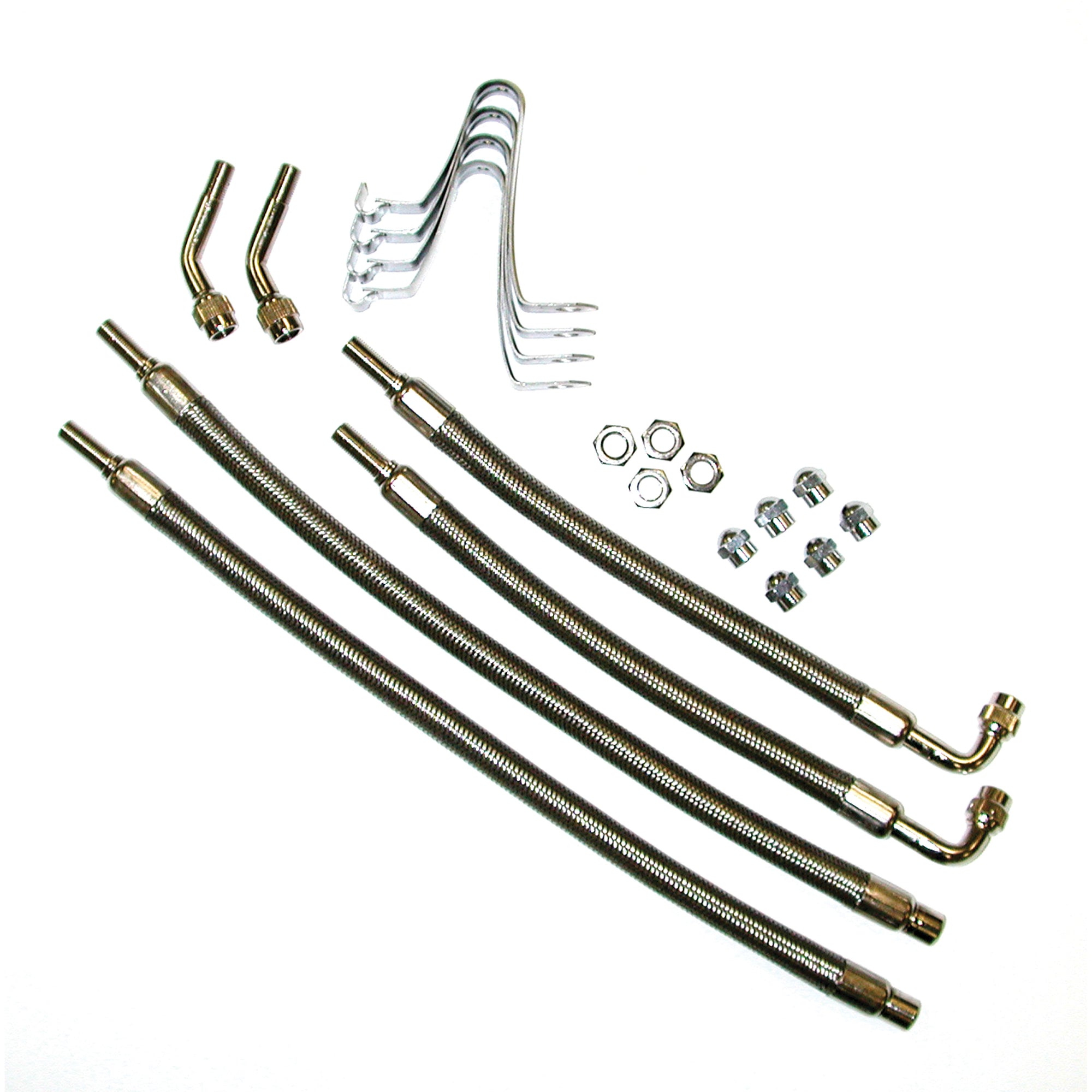 Wheel Masters 8208 Hose Extenders For 16"-19.5" Wheel Liners & Covers - 4 Hose Kit, Hub Hole Mount