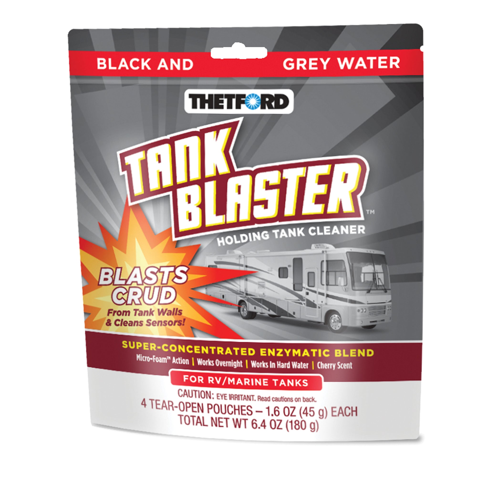 Thetford 96527 Tank Blaster Holding Tank Cleaner - 4-Pack 1.6 oz. Pouches