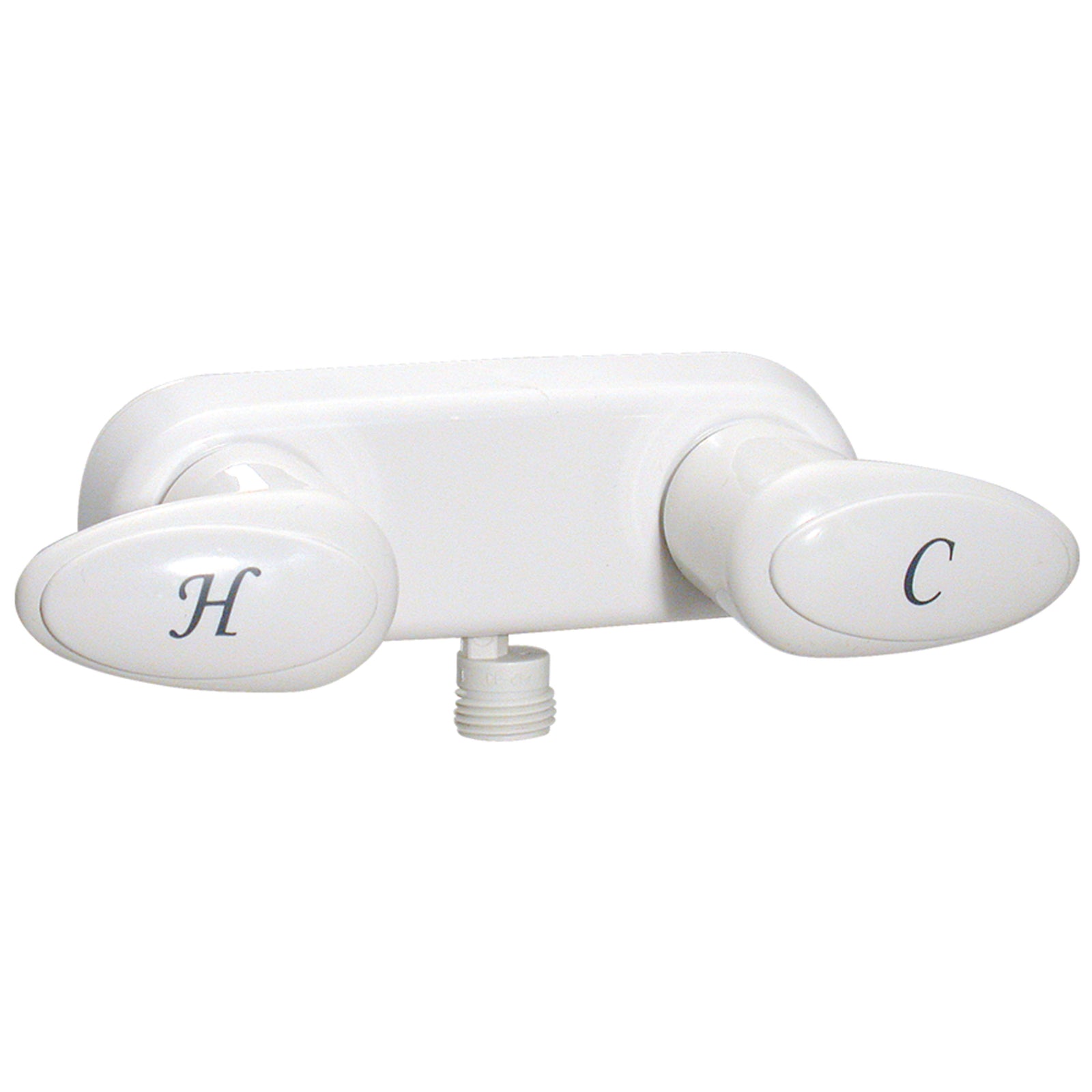 Phoenix Faucets by Valterra PF223241 Catalina Two-Handle 4" Shower Valve with Vacuum Breaker - White