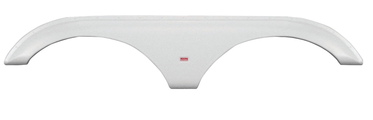 Icon 01788 Tandem Axle Fender Skirt FS1788 for Dutchmen - Polar White
