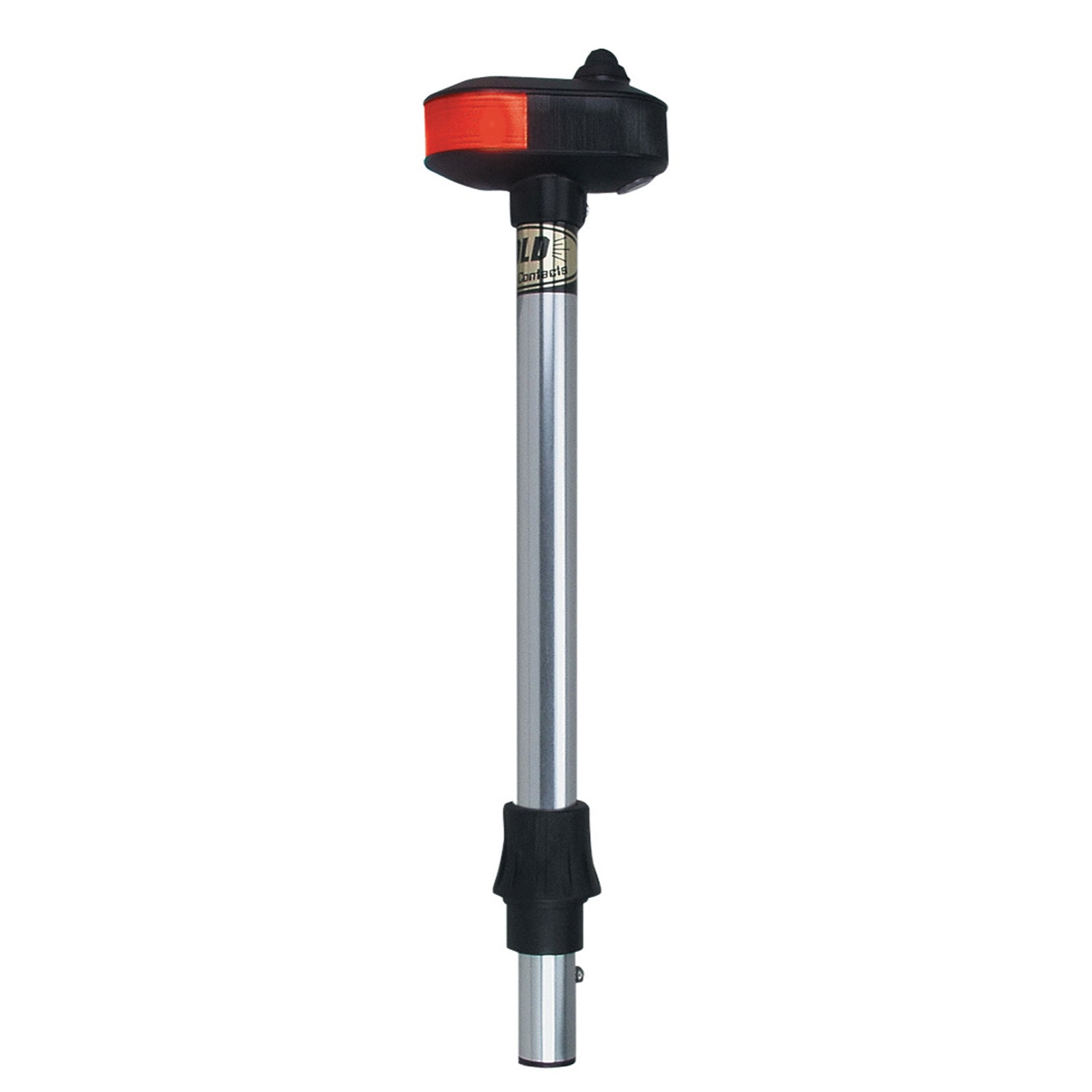 Perko 1421DP2CHR Removable Bi-Color Pole and Utility Light - 12" Height, 0° Rake