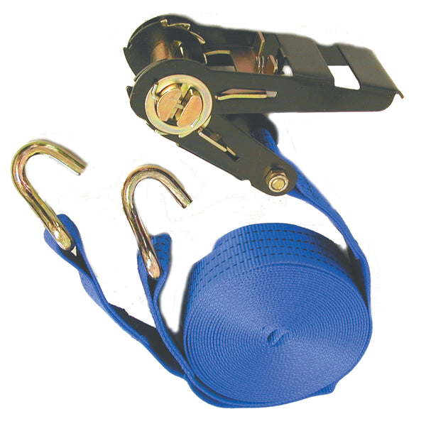 STRAP 2X25' RATCHET W/HOOKS - Hilltop Camper and RV