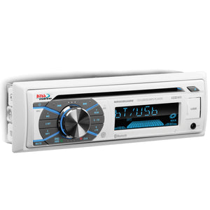 Boss Audio Systems MR508UABW Single-DIN CD/MP3 Player with Bluetooth - White