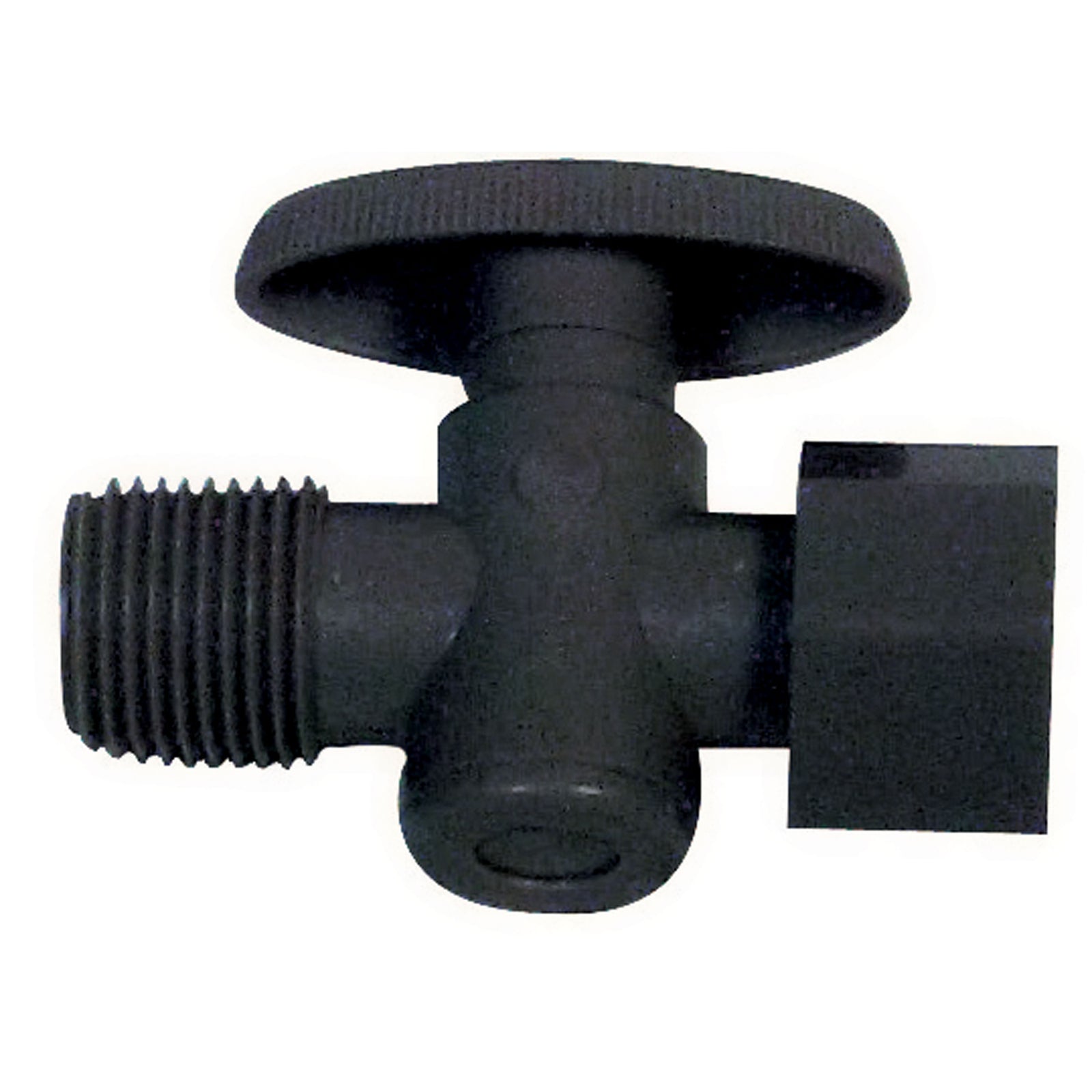 LaSalle Bristol 64V401 Acetal Straight Stop Valve - 1/2" Fpt X 1/2" Mpt