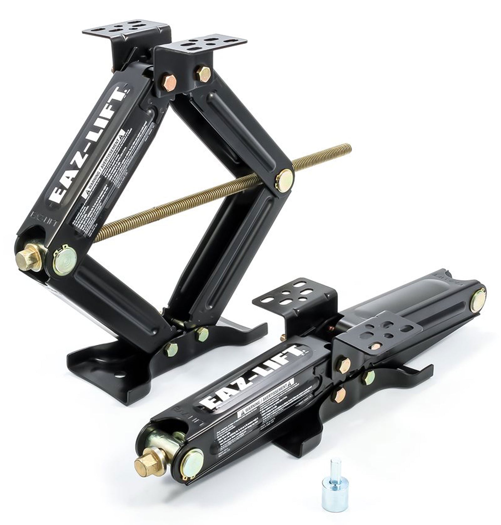 Camco 48800 Eaz-Lift 20" Scissor Jack - 5000 lbs., Pack of 2