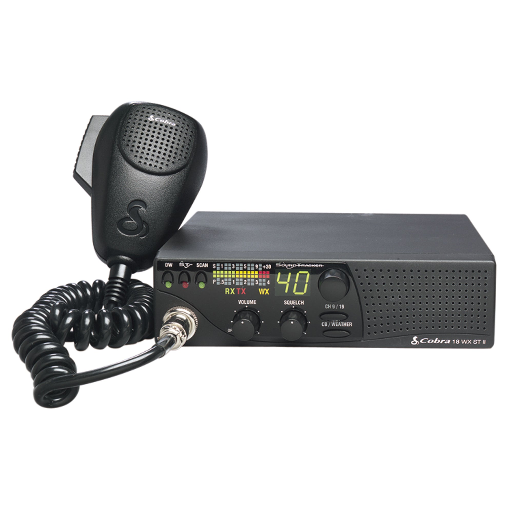 Cobra 18 WX ST II Recreational CB Radio with Weather and Soundchecker